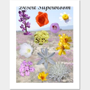 California Desert Wildflower Superbloom Posters and Art